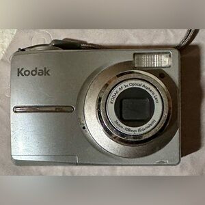 Kodak Silver Compact Digital Camera with Wrist Strap